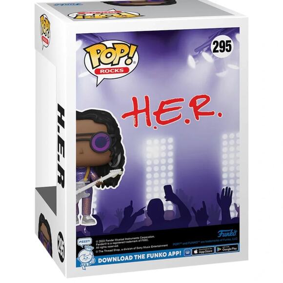 Funko Pop! Rocks H.E.R. New in Box - Picture 3 of 6